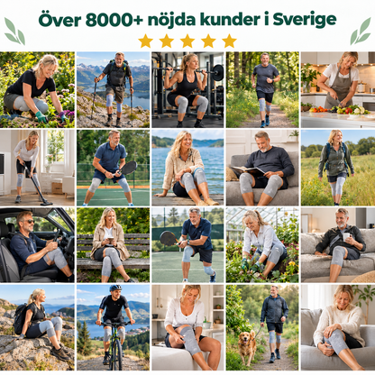 Bambustöd – Naturlig smärtlindring & komfort för stela knän