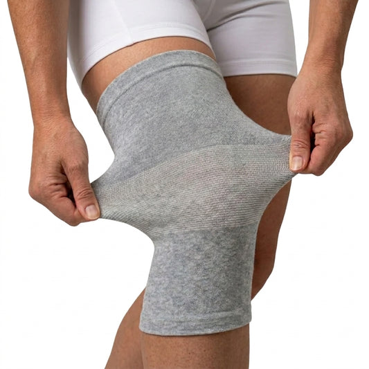 Bambustöd – Naturlig smärtlindring & komfort för stela knän